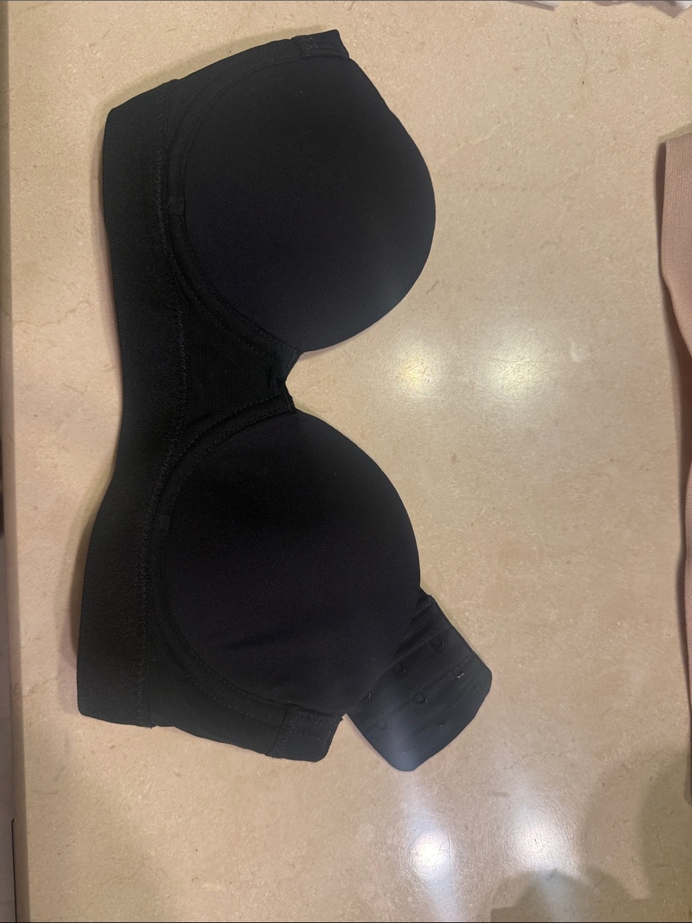 Black Strapless T-Shirt Bra - Essential Smooth Support